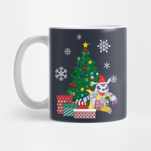 Gabumon Around The Christmas Tree Mug